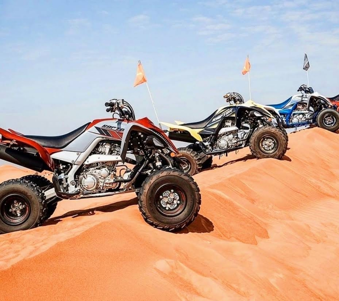 Raptor 700cc Quad Bike Ride Dubai